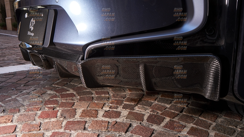 3D Design Rear Dry Carbon Fiber Diffuser & Titanium Muffler Set